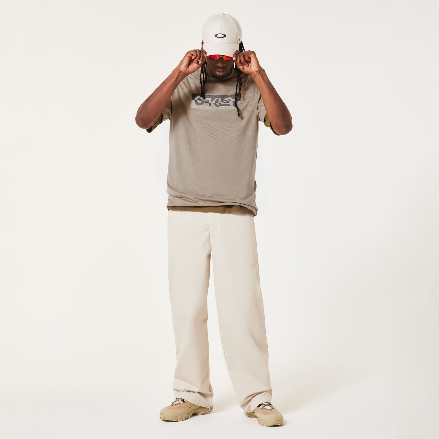 T-Shirt OAKLEY DUALITY B1B Beige Pebble