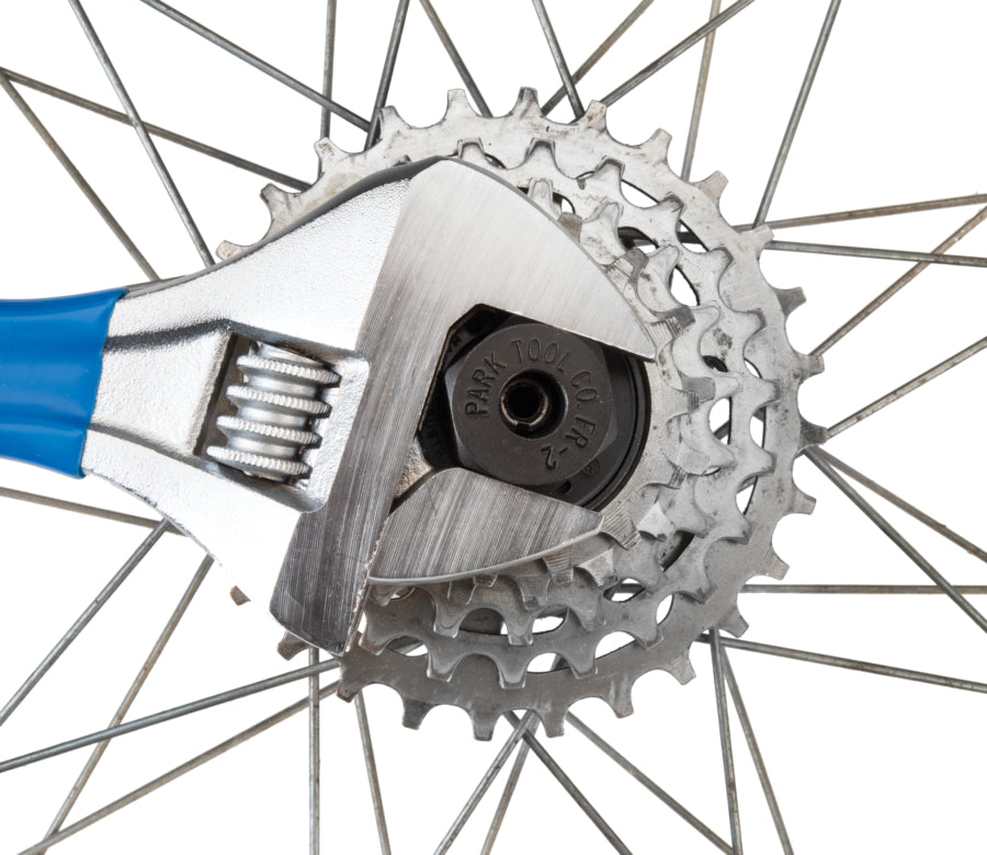 Park Tool FR-2 aangedreven met een verstelbare sleutel
