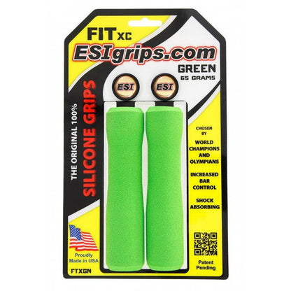 Grips ESI FIT XC (EXTRA CHUNKY/CHUNKY COMBO) 130 mm Groen