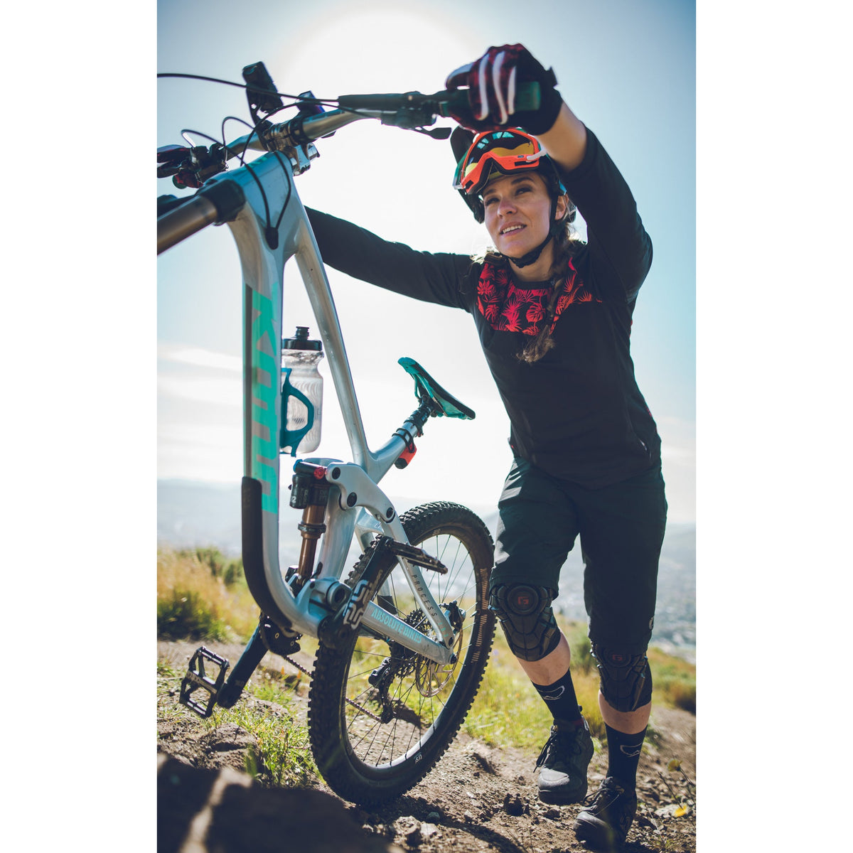 Bidonhouder LEZYNE FLOW CAGE SL-L links legergroen