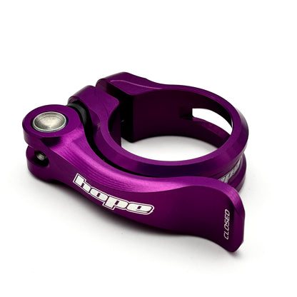HOPE Zadelbandklem Snelspanner Paars