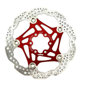 Zwevende Schijf HOPE X2/E4/V4 6 Gaten Rood