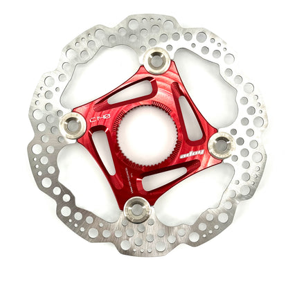 Rode zwevende HOPE Centerlock-remschijf
