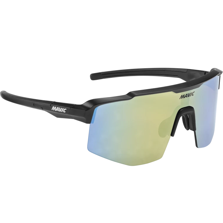 MAVIC MVS SHIELD Bril Zwart Goud/Blauw Lens