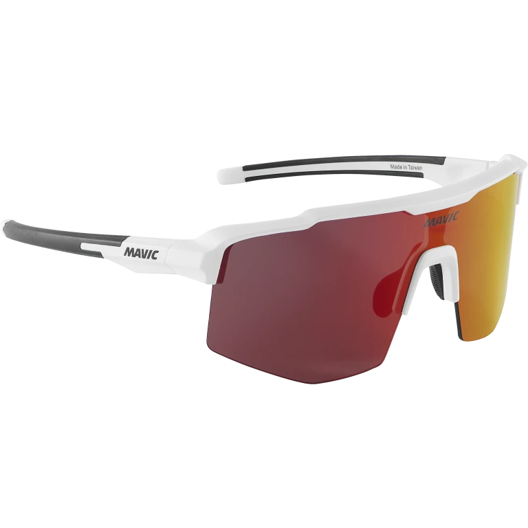 MAVIC MVS SHIELD Bril Wit Rood Lens