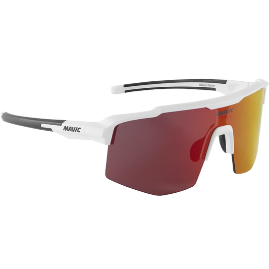 MAVIC MVS SHIELD Bril Wit Rood Lens