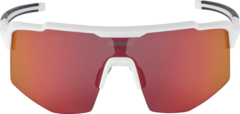 MAVIC MVS SHIELD Bril Wit Rood Lens