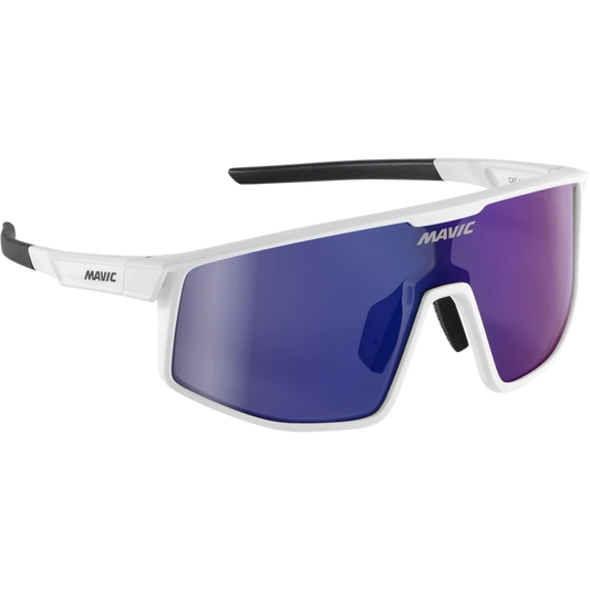 Mavic MVS Speedblast fietsbril wit met blauwe lens