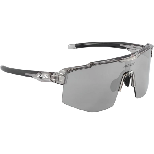 Mavic MVS Shield fietsbril rookgrijs met zilverkleurige lens