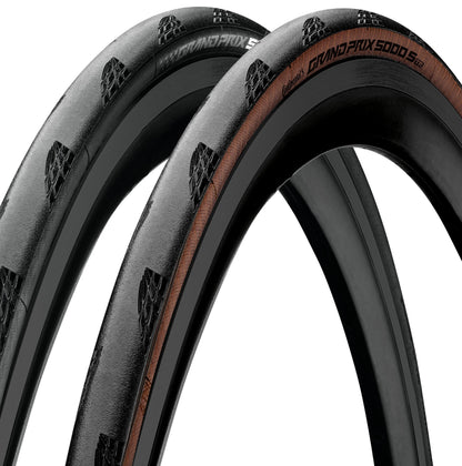 Pneu CONTINENTAL GRAND PRIX 5000 S TR 700c Tubeless Ready Marron