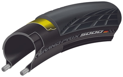 Pneu CONTINENTAL GRAND PRIX 5000 700c TubeType Noir