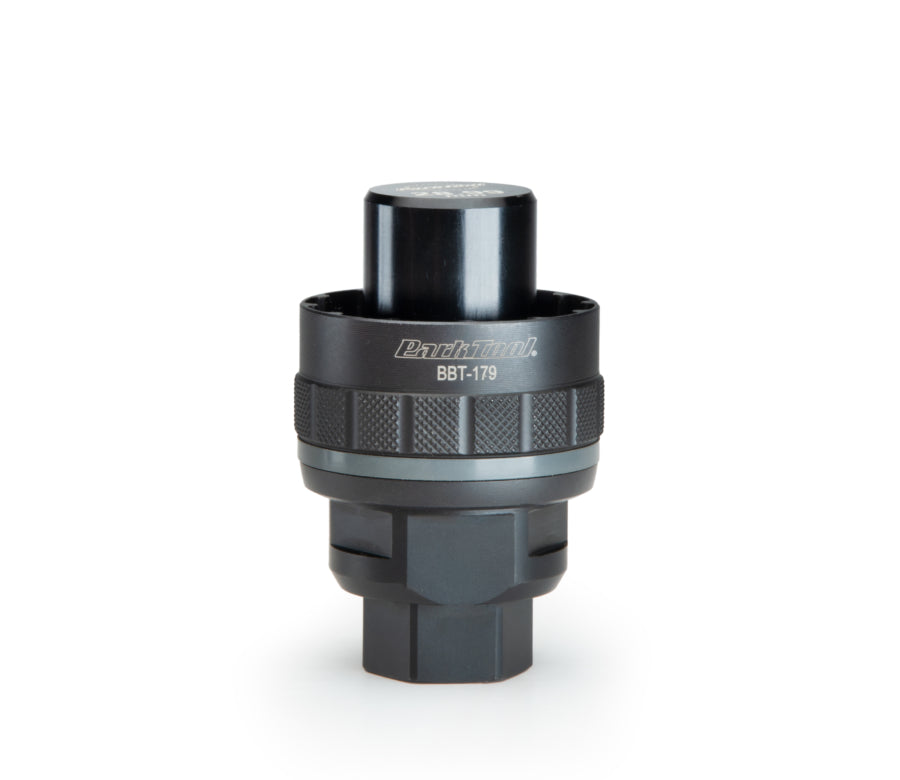 Park Tool GPS geleidepen gemonteerd in een BBT-179-gereedschap