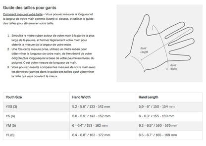 Gants Courts GIRO BRAVO Junior Bleu