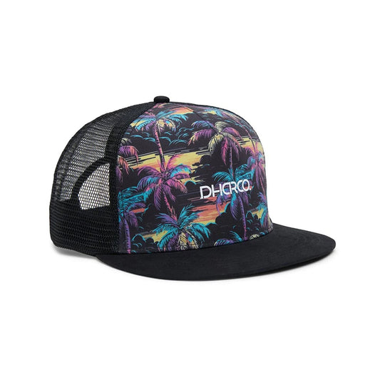 Casquette DHARCO FLAT BRIM TRUCKER STOKE WIZZARD Noir