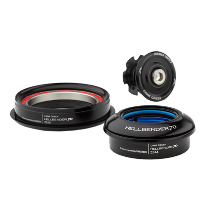 Semi-geïntegreerd Stuurlager CANE CREEK HELLBLENDER 70 1"1/8 ZS44/ZS56 Zwart