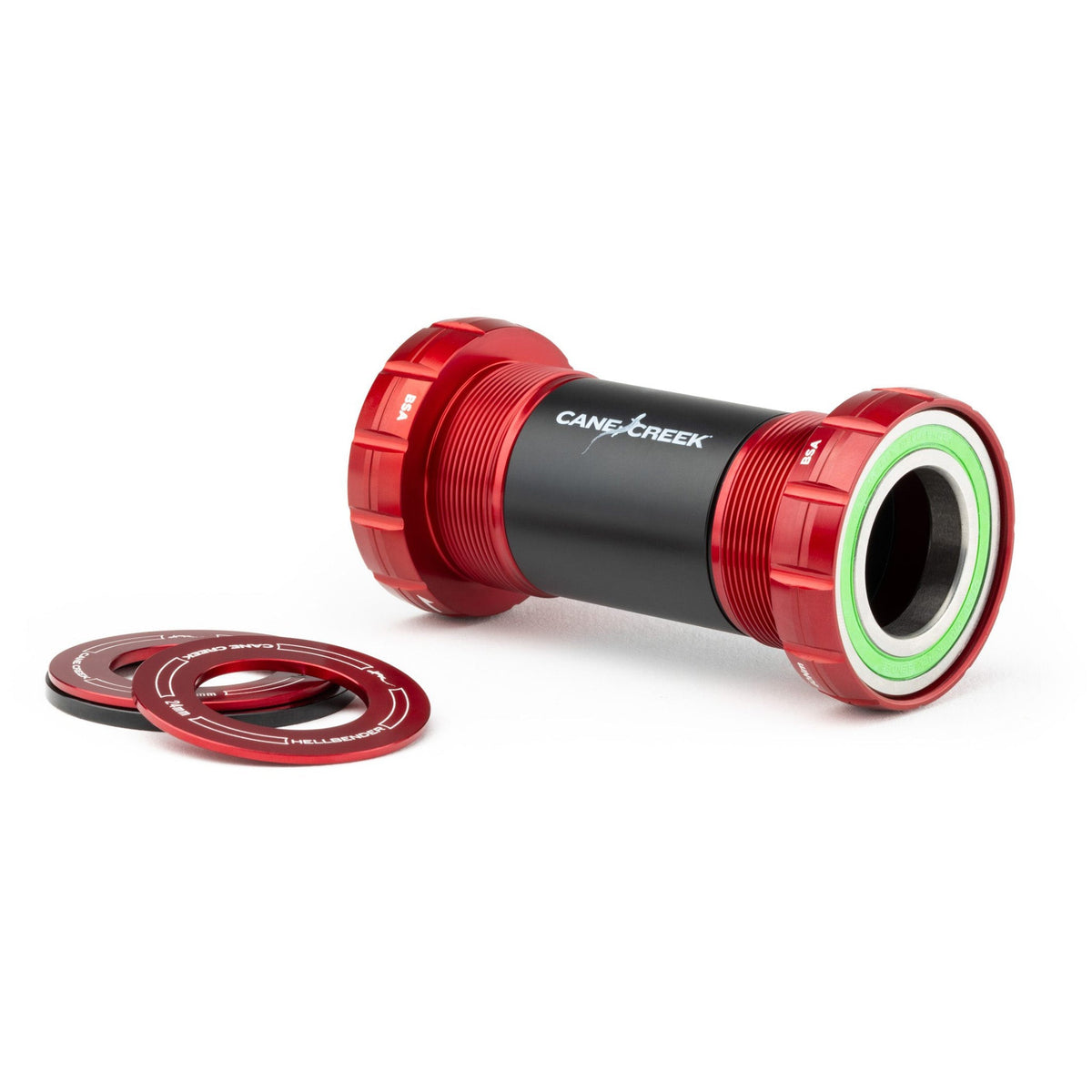 Boîtier de Pédalier CANE CREEK HELLBENDER 70 - BSA30 Axe 30mm Rouge