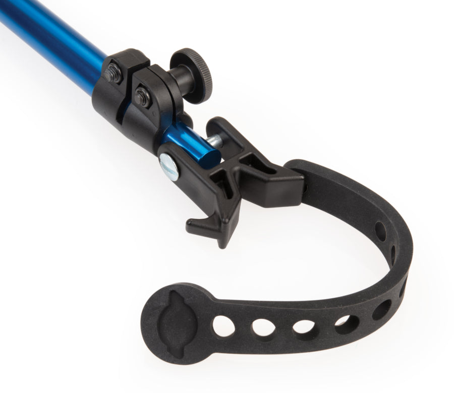 Detail van de verstelbare band van de Park Tool HBH-3