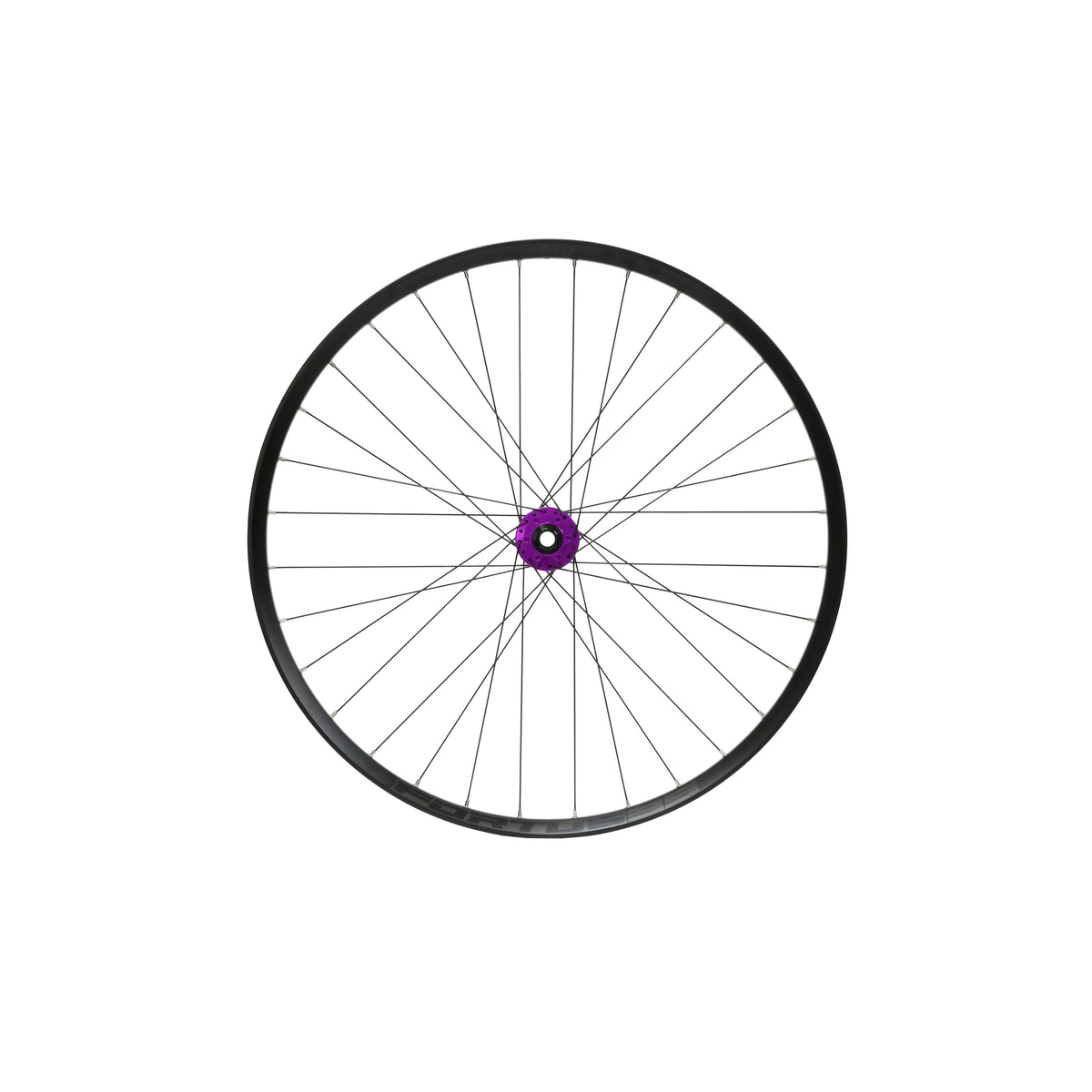 HOPE Fortus 35 W-voorwiel van 27.5 inch met paarse Pro 5-naaf