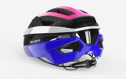 Casque Route RUDY PROJECT REBEL CARBON Blanc/Violet/Rose