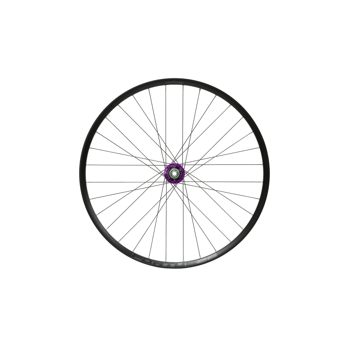 HOPE Fortus 26 W-achterwiel van 26 inch, paarse Pro 5-naaf