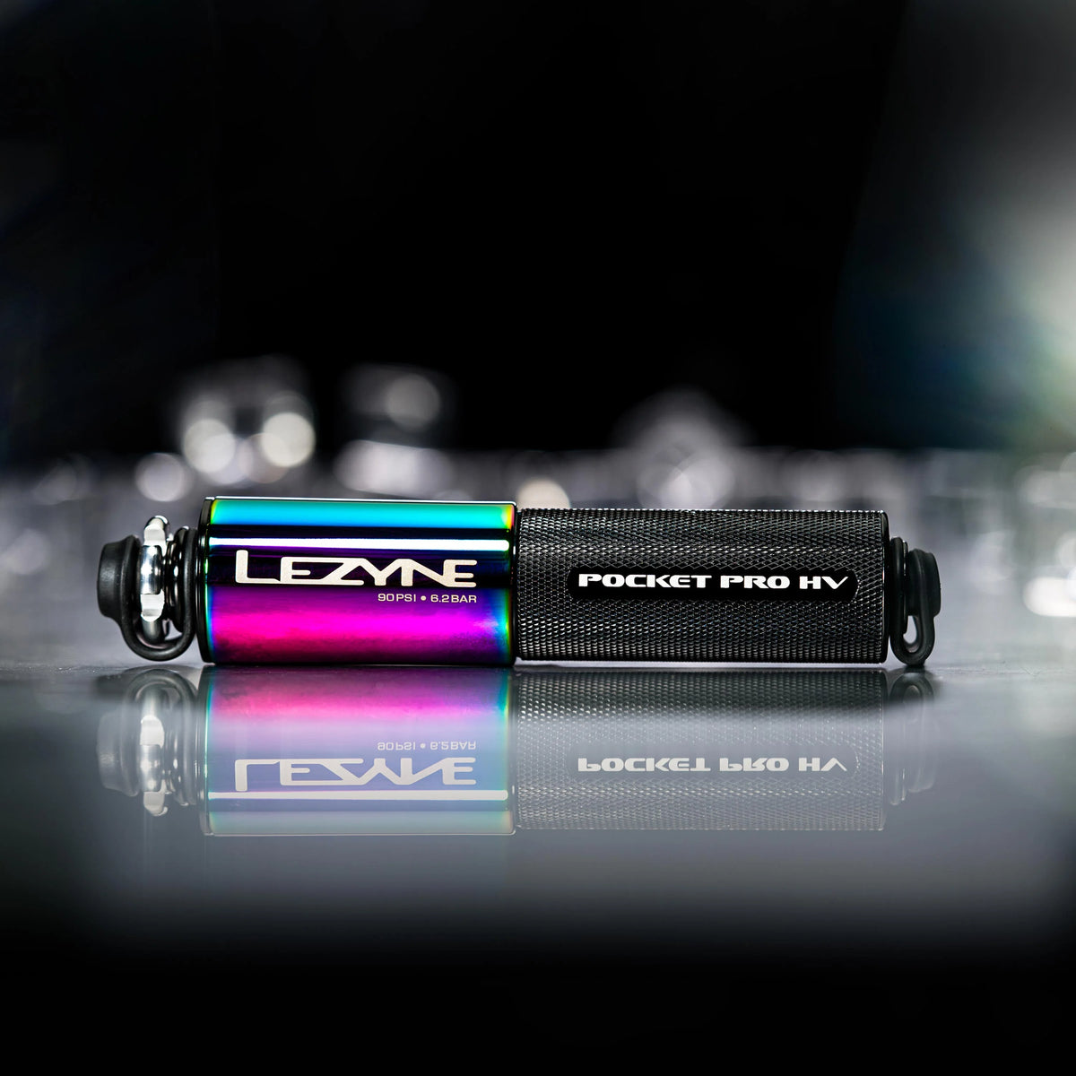 Pompe à Main LEZYNE POCKET DRIVE PRO HV Noir Métal