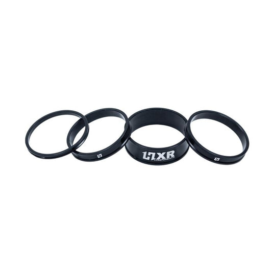 HXR COMPONENTS set stuurpenafstandsringen zwart