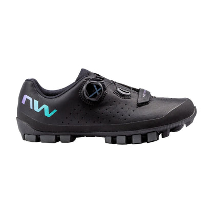 Chaussures VTT XC/Gravel NORTHWAVE HAMMER PLUS Femme Noir/Iridescent