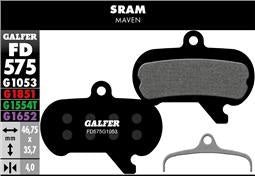 GALFER STANDAARD Sram Maven semi-metalen remblokken