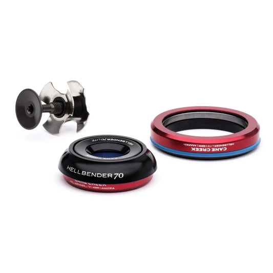 Geïntegreerd conisch balhoofd CANE CREEK Hellbender 70 Lite 1"1/8-1.5" IS42/IS52 zwart