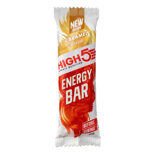 6 Bonbons POWERBAR POWERGEL Shots (60gr) Cola + 2 Barre Énergétique HIGH5 ENERGY BAR (55g) Caramel