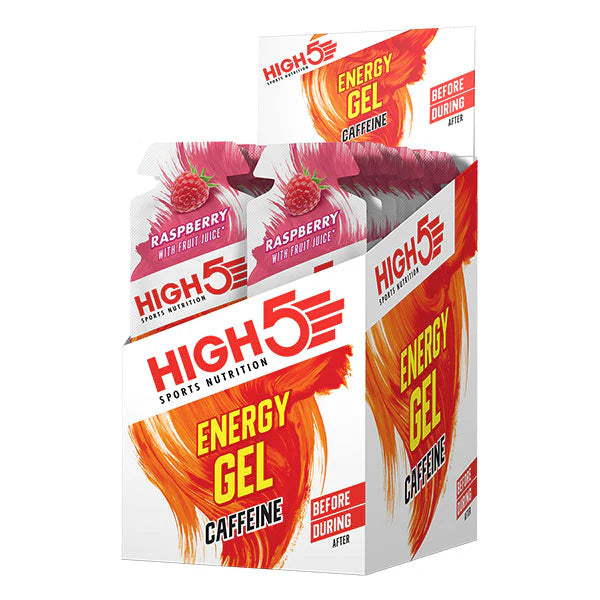 HIGH5 ENERGY GEL Caffeinen (40g) Framboos