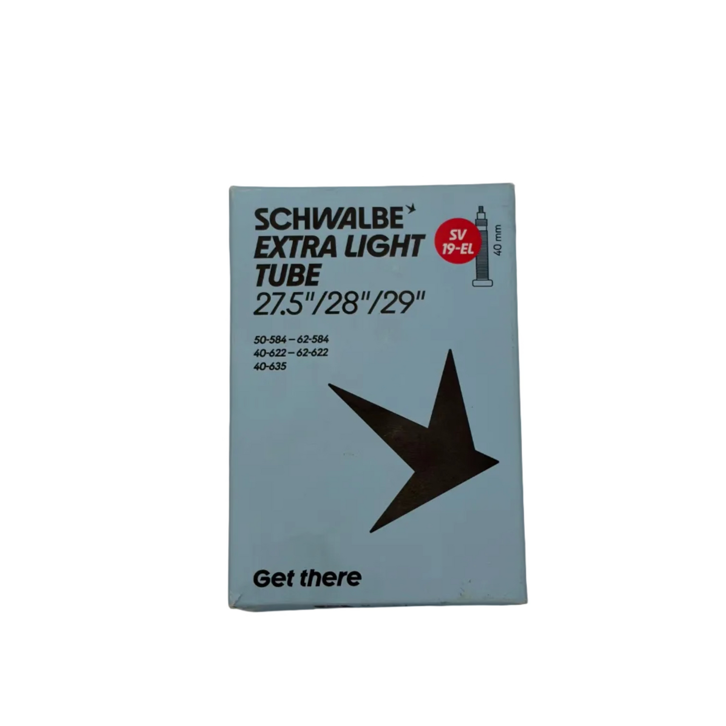 SCHWALBE EXTRA LIGHT SV 19L binnenband 27,5x2,0/2,40 - 29x1,75/2,40 Presta 40 mm