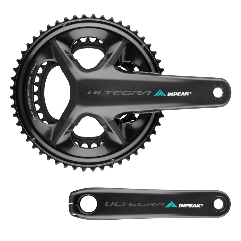 Crankstel met vermogensmeter INPEAK POWERCRANK-E TWIN2 LR Shimano Ultegra R8100