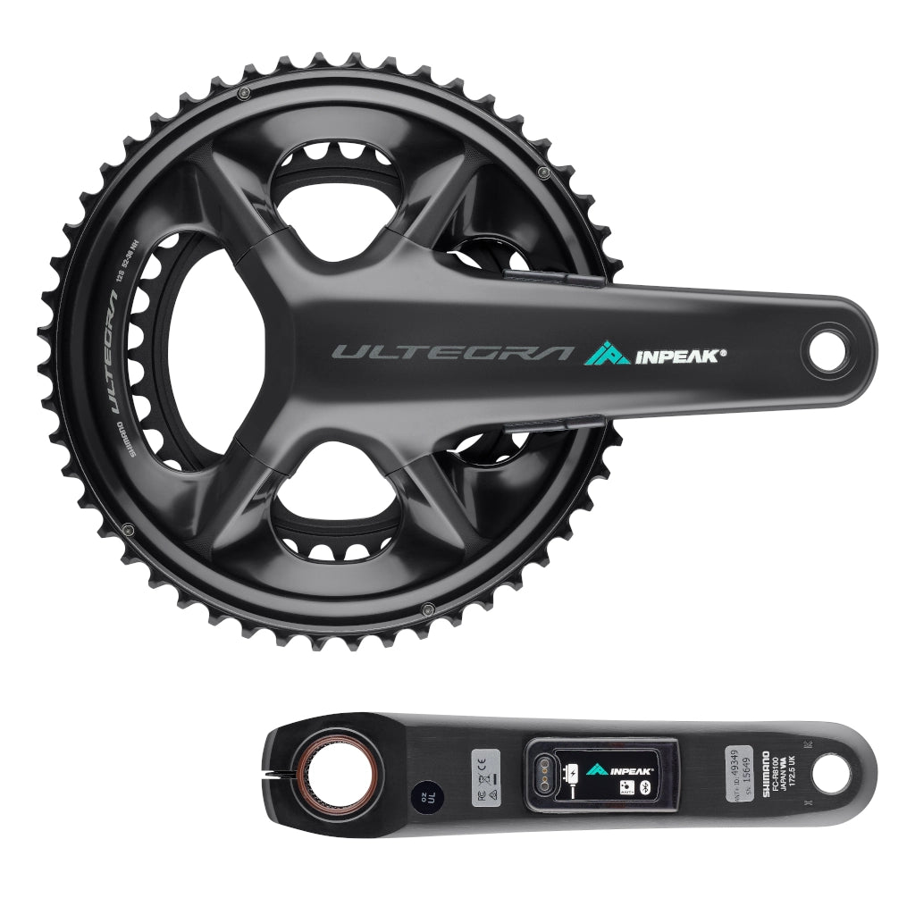 Crankstel met vermogensmeter INPEAK POWERCRANK-E TWIN2 LR Shimano Ultegra R8100