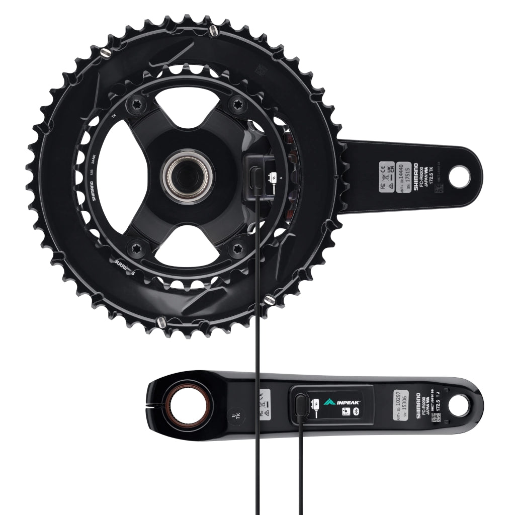 Pédalier Capteur de Puissance INPEAK POWERCRANK-E TWIN2 LR Shimano Dura-Ace R9200