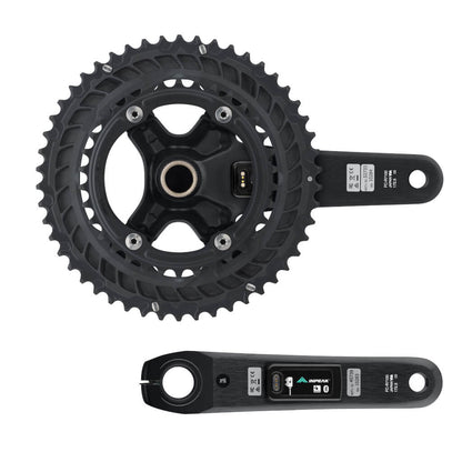 Crankstel met vermogensmeter INPEAK POWERCRANK-E TWIN2 LR Shimano 105 R7100