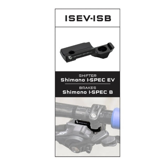 Adaptateur de Fixation WOLF TOOTH ShiftMount ISEV-ISB Shimano I-SPEC EV Shifter > Frein Shimano I-SPEC B