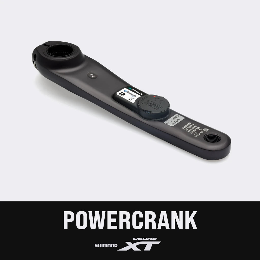 Linkercrank met vermogensmeter INPEAK POWERCRANK Shimano XT M8100