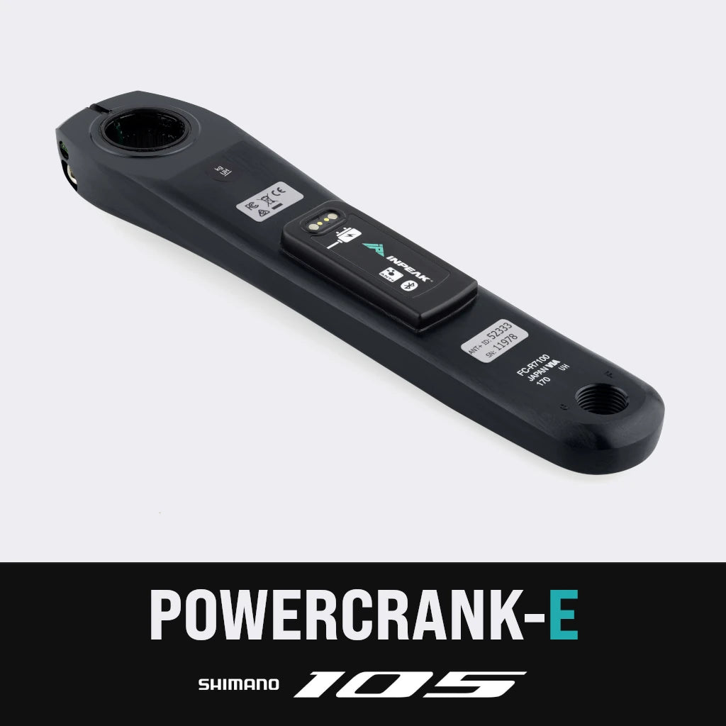 Linkercrank met vermogensmeter INPEAK POWERCRANK-E Shimano 105 R7100