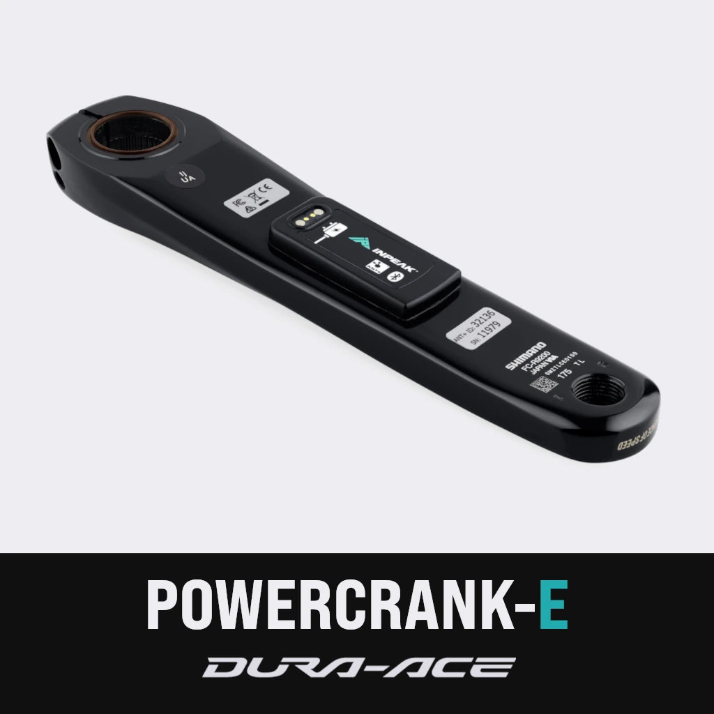 Linkercrank met vermogensmeter INPEAK POWERCRANK-E Shimano Dura-Ace R9200