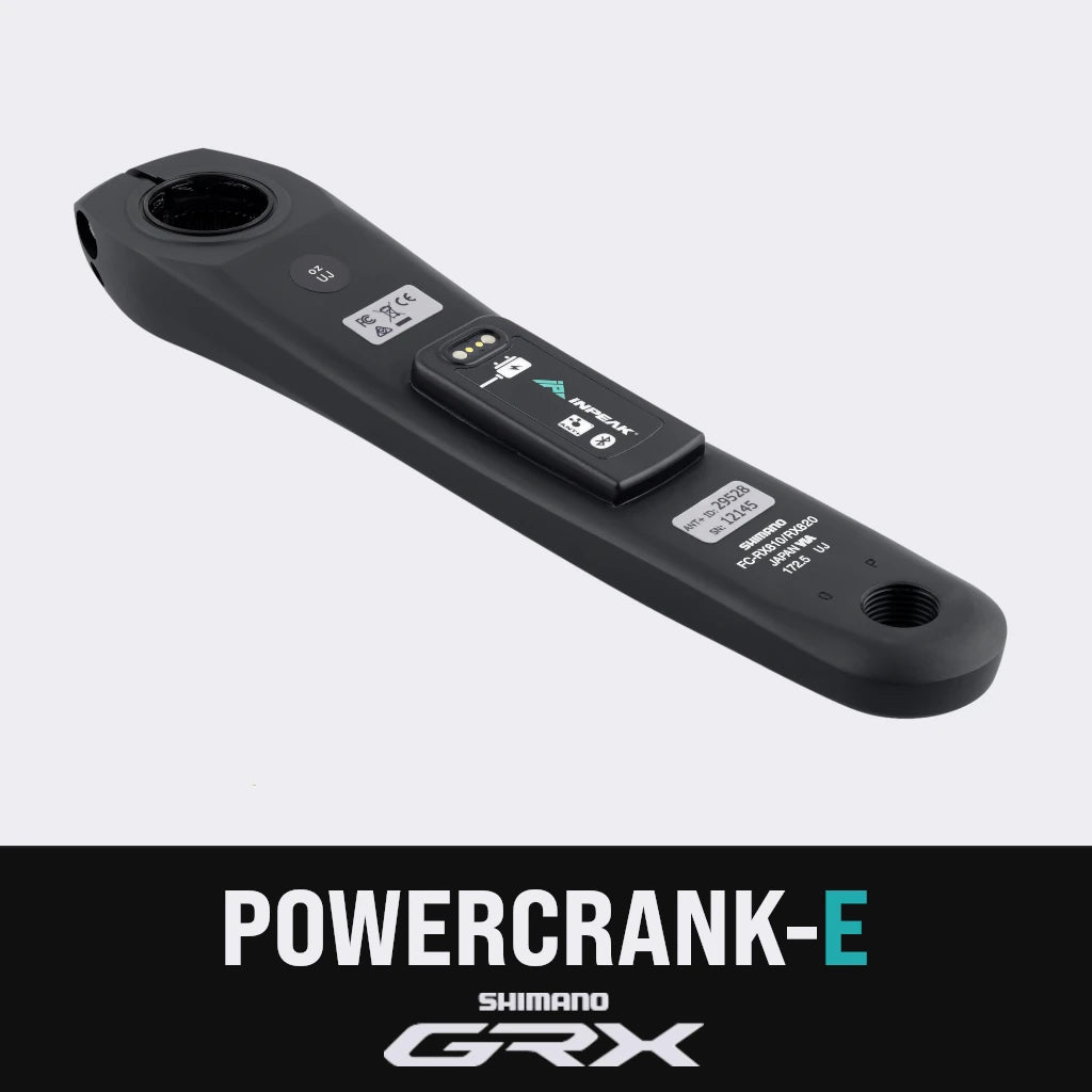 Linkercrank met vermogensmeter INPEAK POWERCRANK-E Shimano GRX RX810/820
