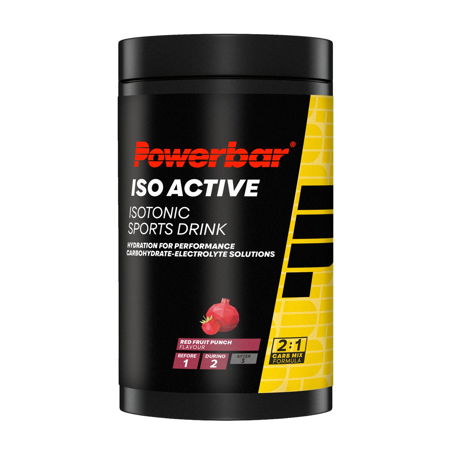 POWERBAR ISOACTIVE Energiedrank (600 g) Rode vruchten