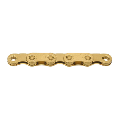 Ketting 12/13V KMC X FLAT Waxed Ti-N Goud
