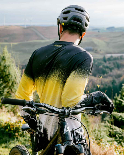 Shirt DHARCO RACE ACID RAIN Lange Mouwen Zwart/Geel