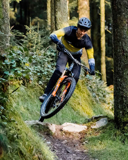 Shirt DHARCO RACE ACID RAIN Lange Mouwen Zwart/Geel