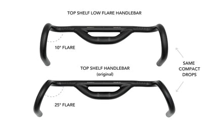 Gravel Stuur REDSHIFT Top Shelf 10° Flare Rise 50mm