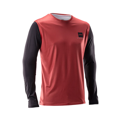 Kit Maillot + Pantalon LEATT MTB GRAVITY 1.0 Noir/Rouge