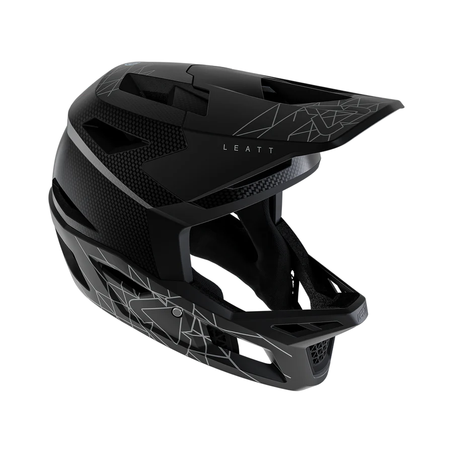 Casque VTT LEATT MTB GRAVITY 6.0 CARBON Stealth Noir/Gris