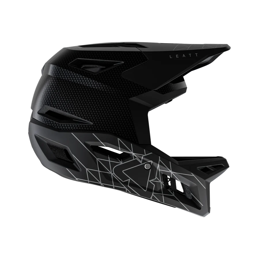 Casque VTT LEATT MTB GRAVITY 6.0 CARBON Stealth Noir/Gris
