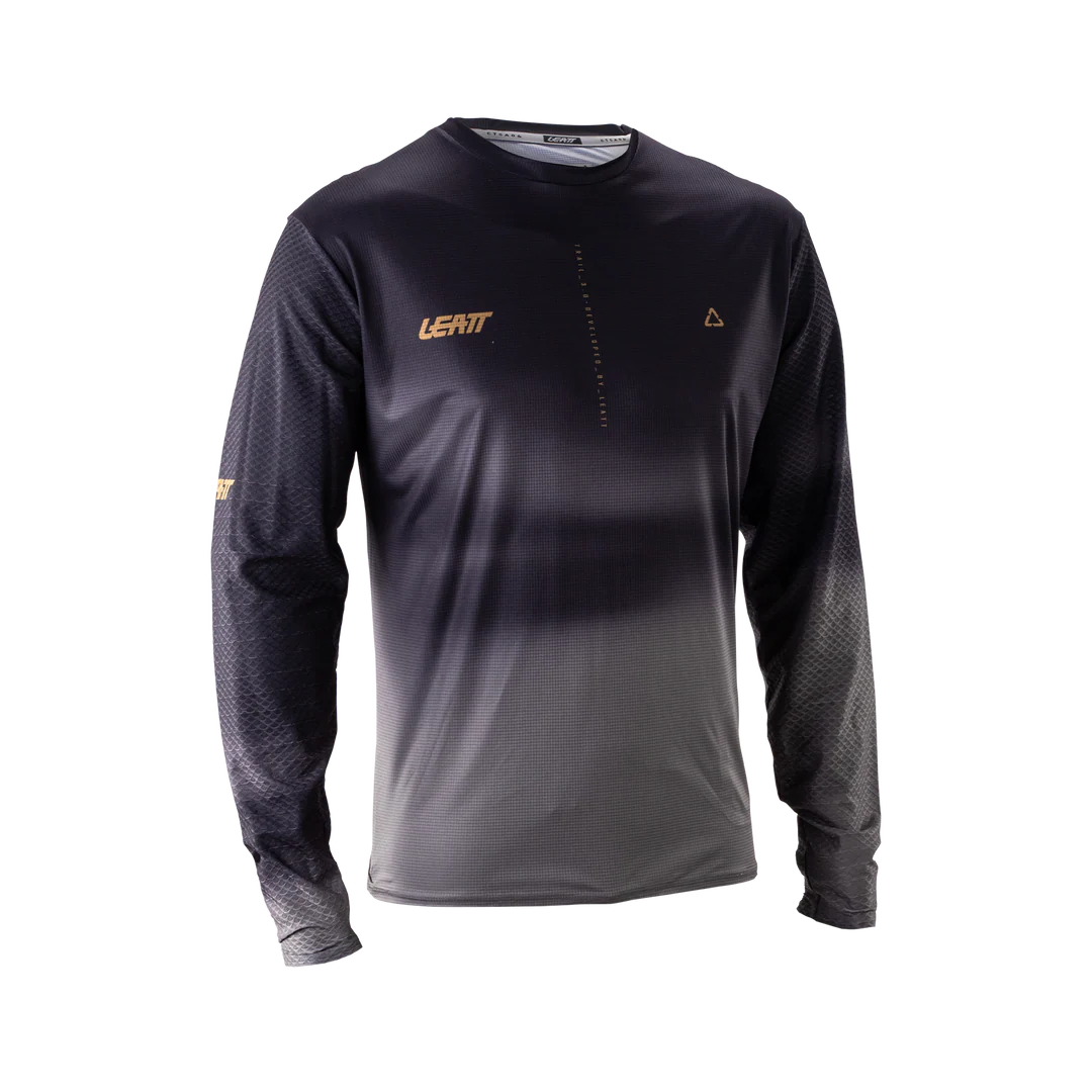 LEATT MTB Trail 3.0 Lange Mouw Trui Zwart